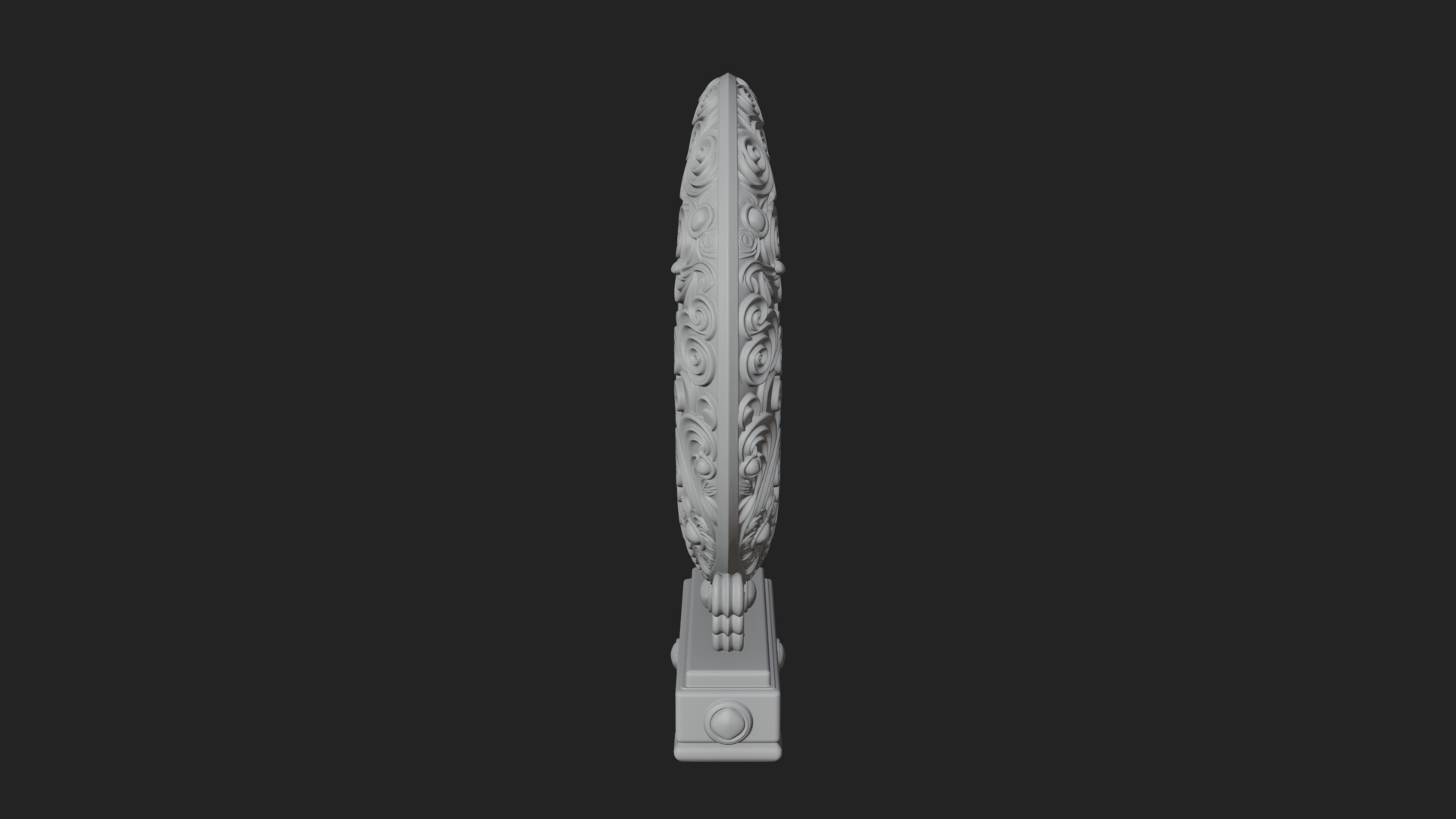 Crescent Moon Star Stand Ornament Design 1 3D Print Model 3D Model