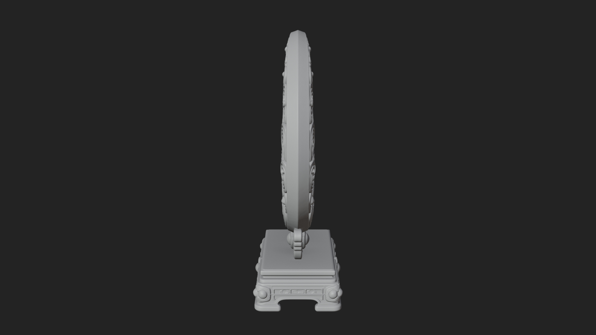Crescent Moon Star Stand Ornament Design 4 3D Print Model 3D Model