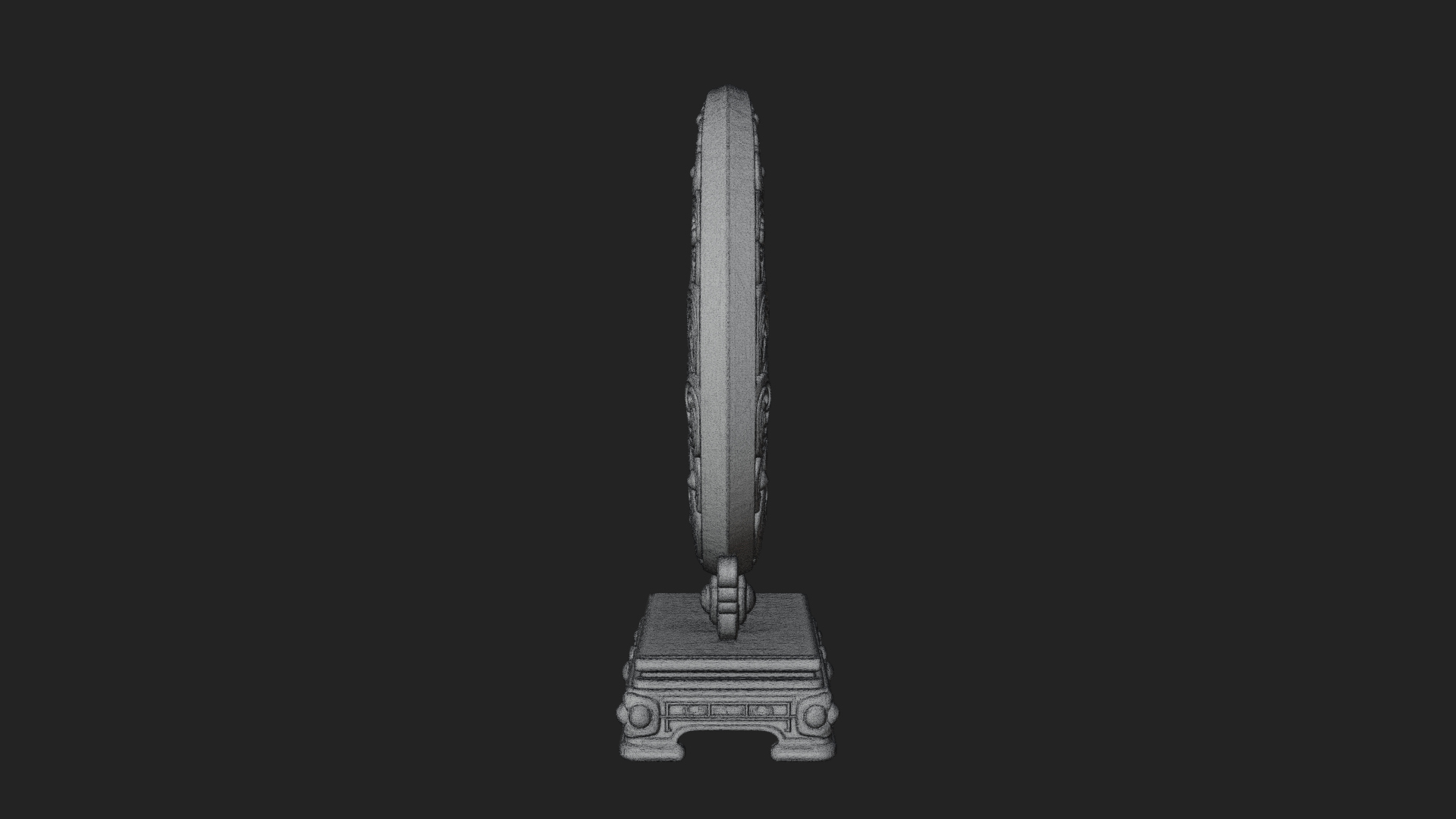 Crescent Moon Star Stand Ornament Design 4 3D Print Model 3D Model