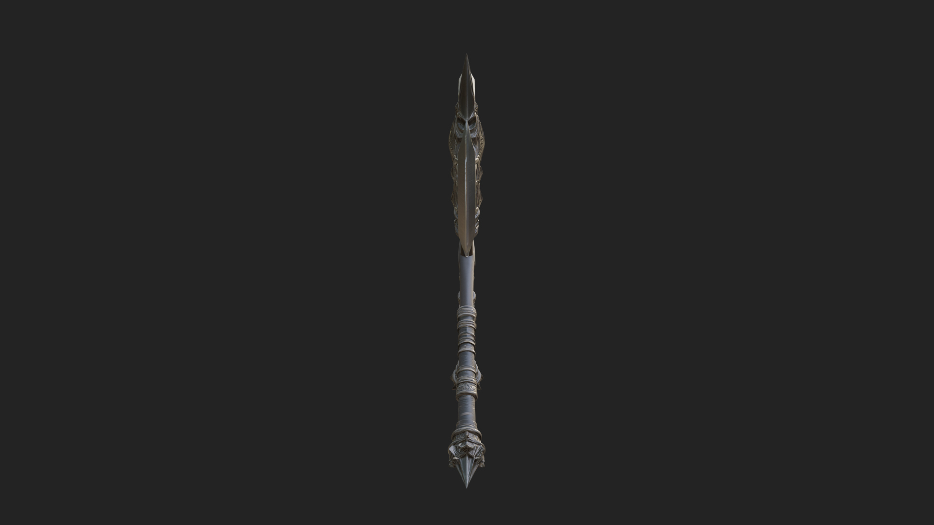 Crescent War Scythe Model Design 1 3D Print Model 3D Model