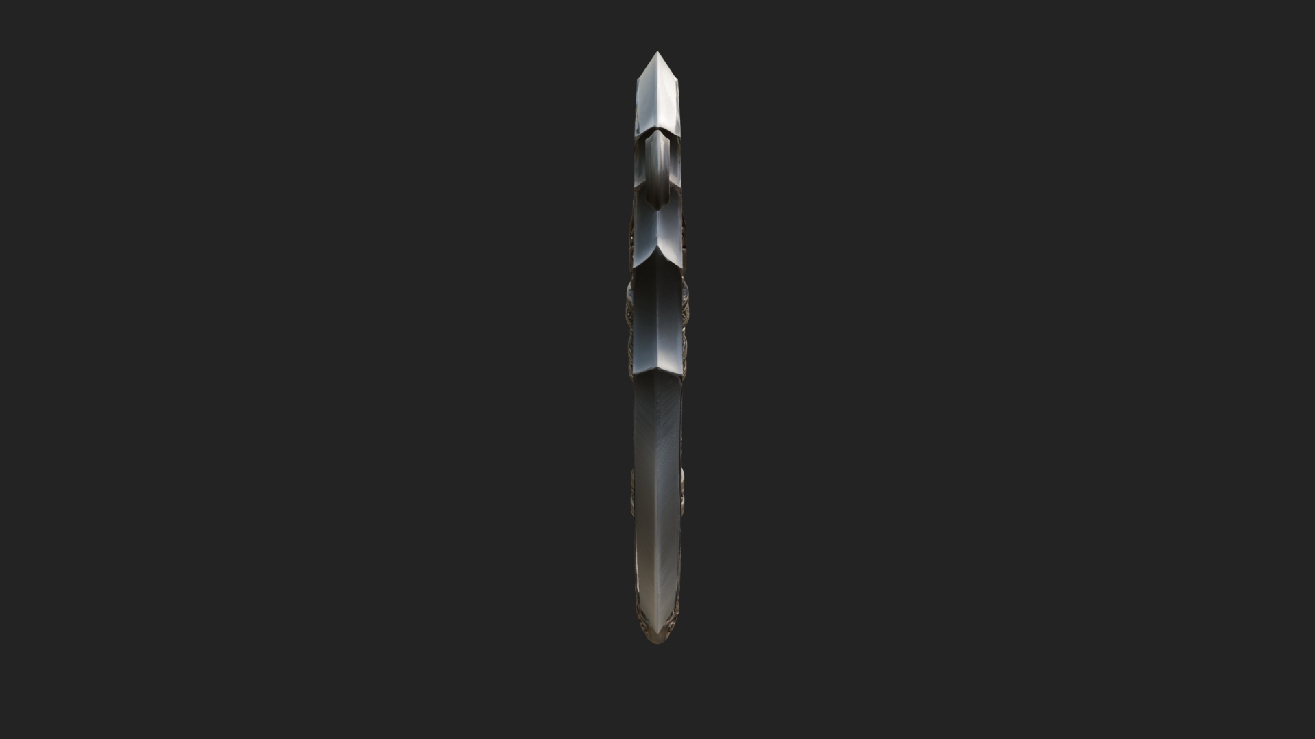 Crescent War Scythe Model Design 5 3D Print Model 3D Model