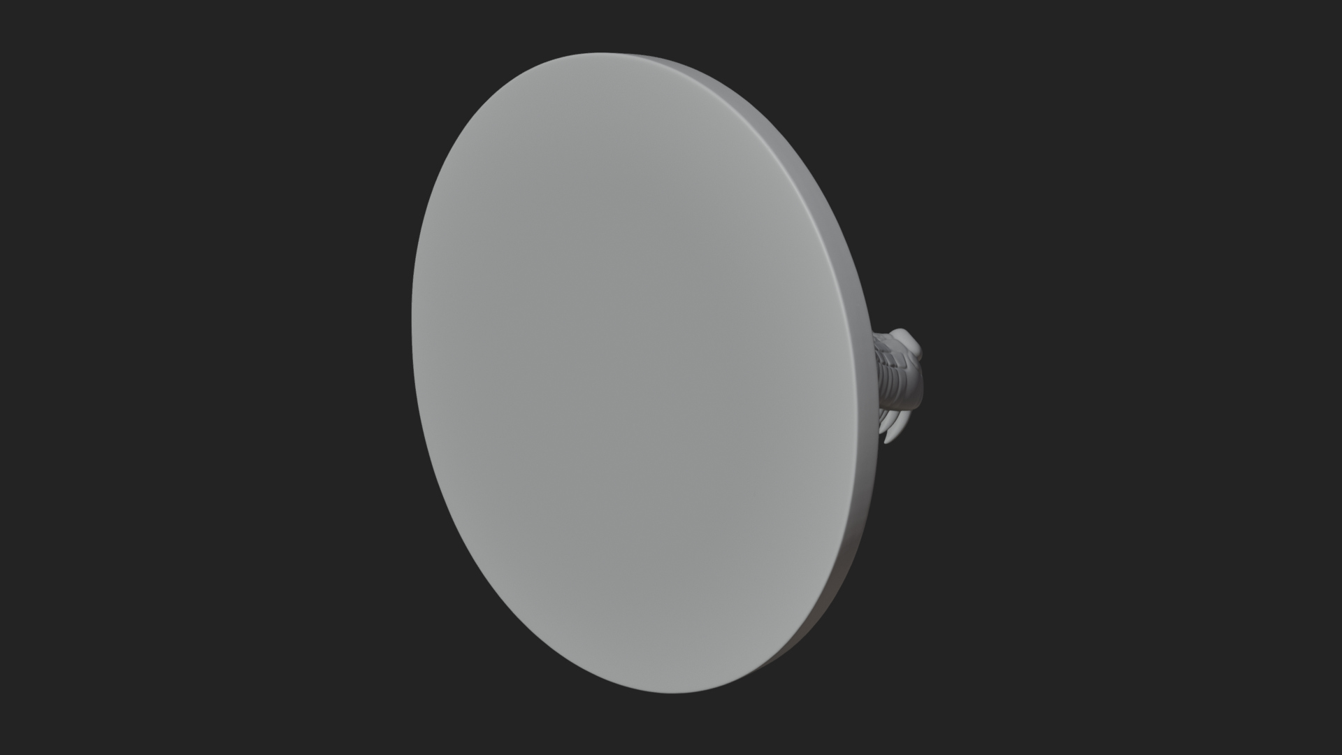 Crocodile Head Oval Plaque Design 3 3D Print Model 3D Model