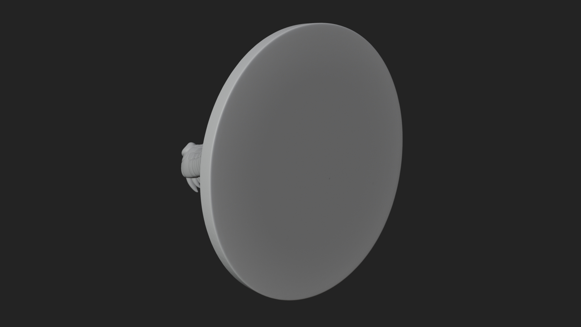 Crocodile Head Oval Plaque Design 3 3D Print Model 3D Model