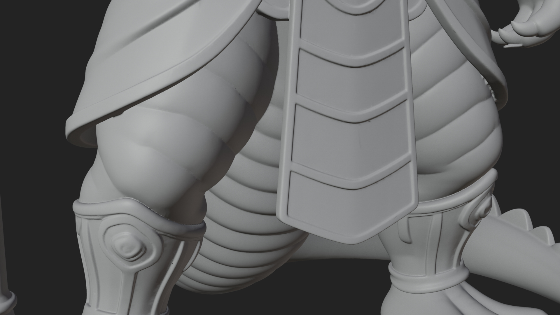 Crocodile-Headed Egyptian God Statue Design 1 3D Print 3D Model