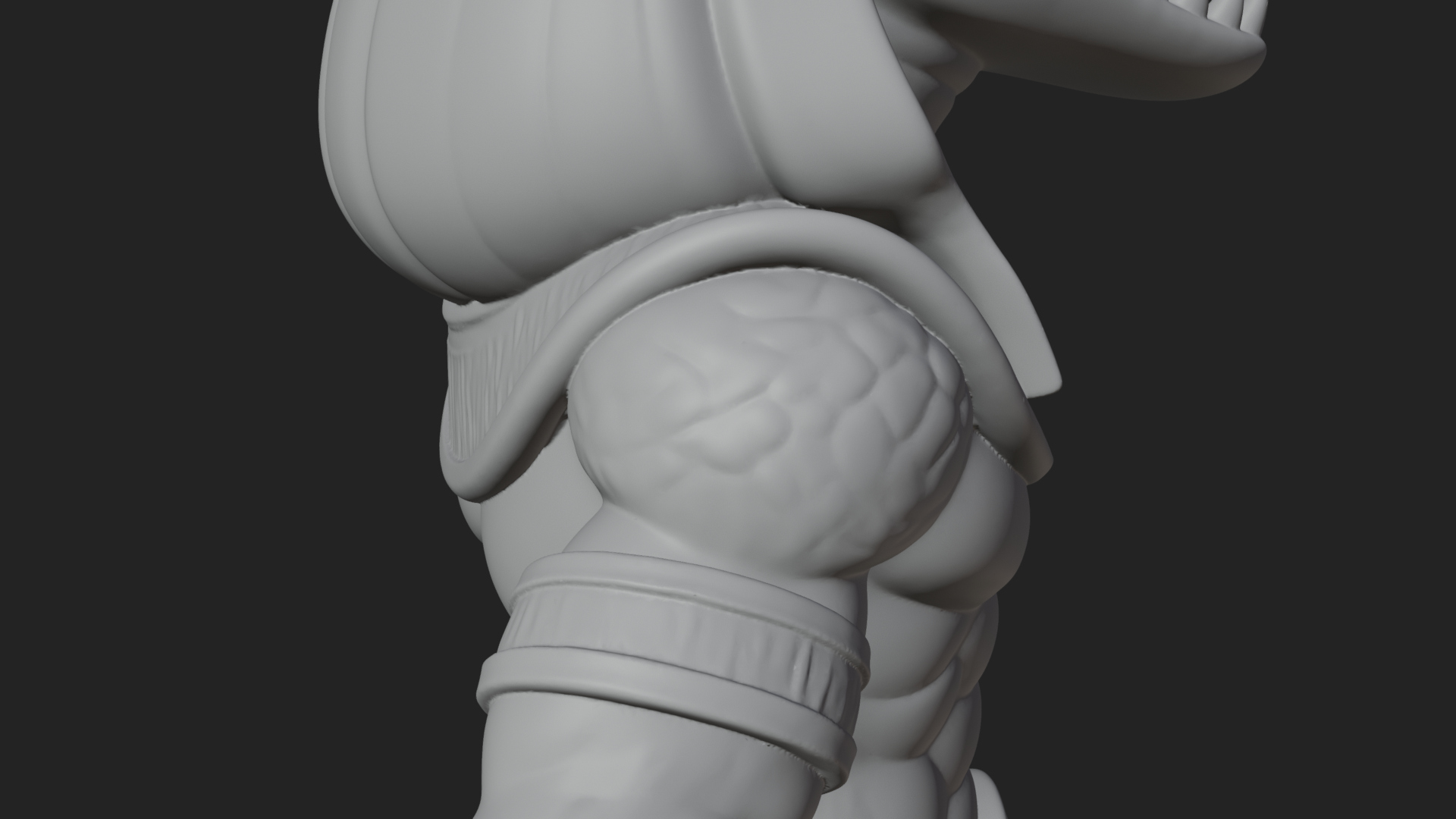Crocodile-Headed Egyptian God Statue Design 4 3D Print 3D Model