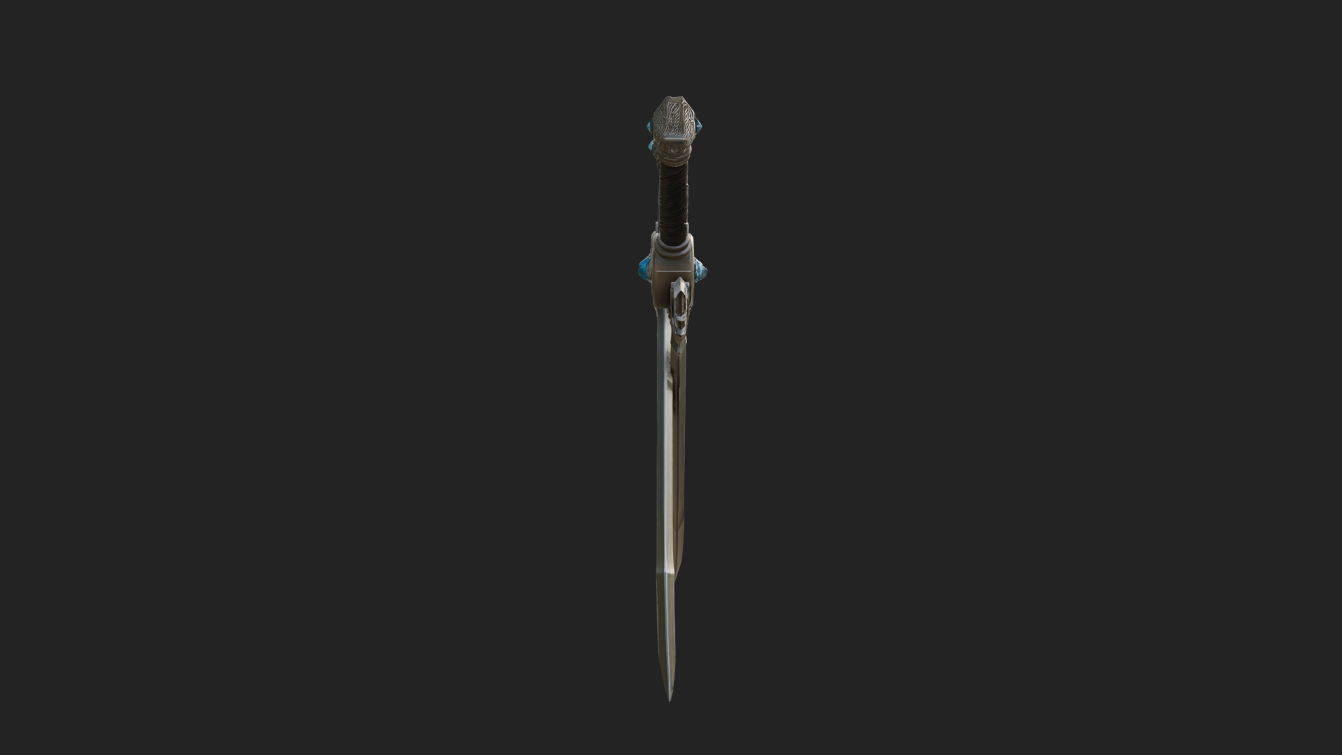 Crossed Twin Blade Model Design 3 3D Print Model 3D Model