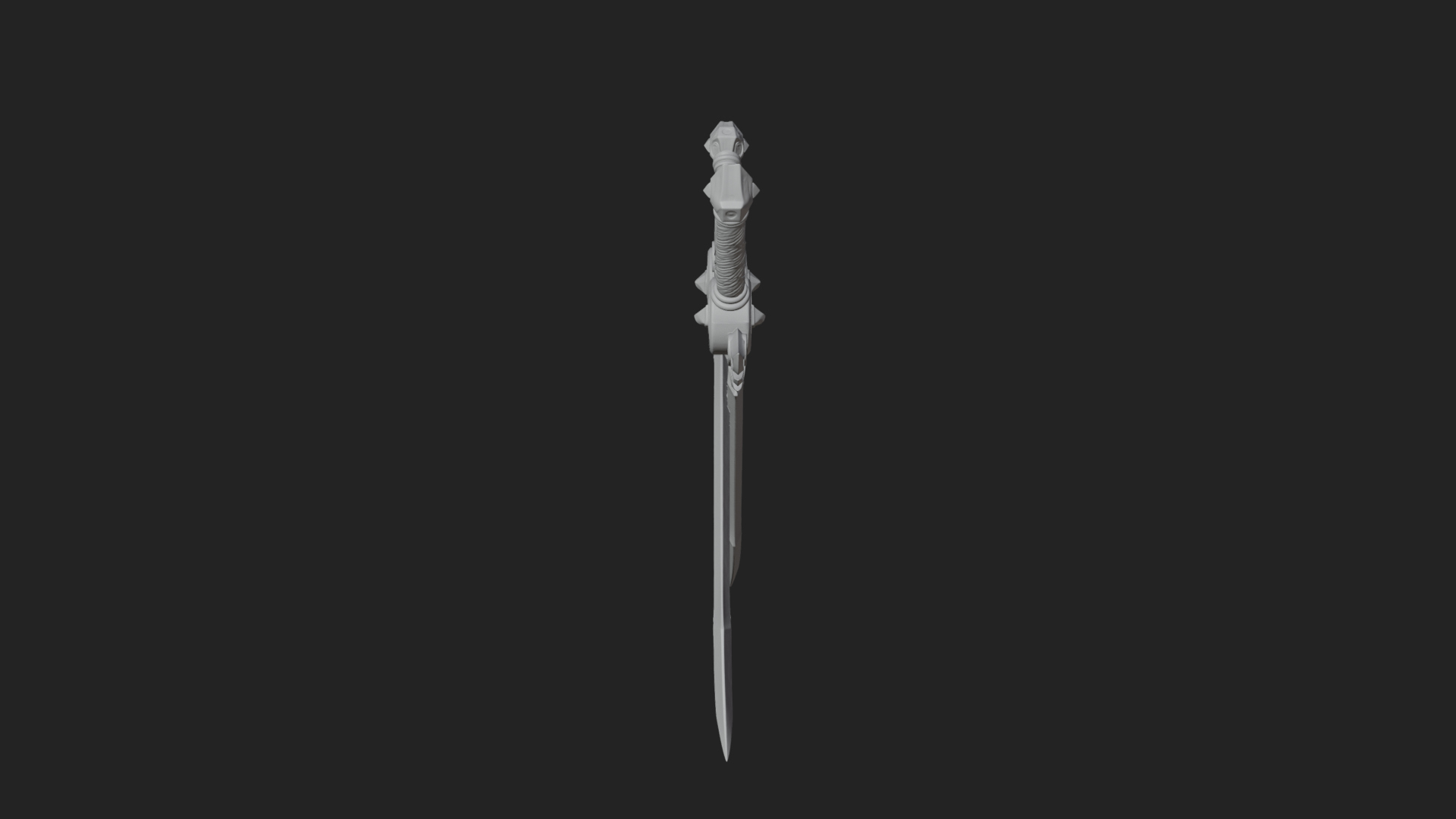 Crossed Twin Blade Model Design 3 3D Print Model 3D Model