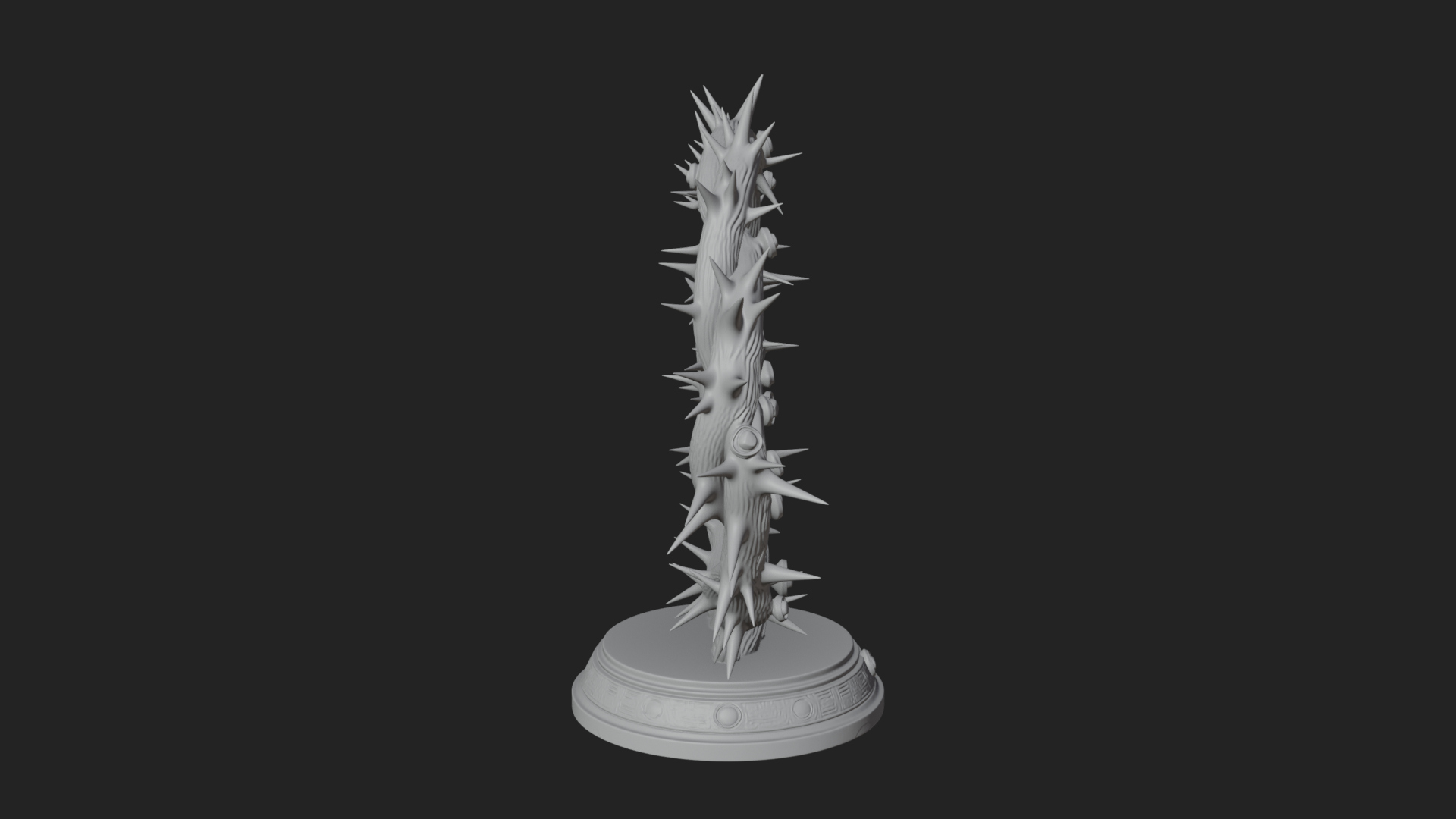Crown of Thorns Stand Model Design 1 3D Print Model 3D Model