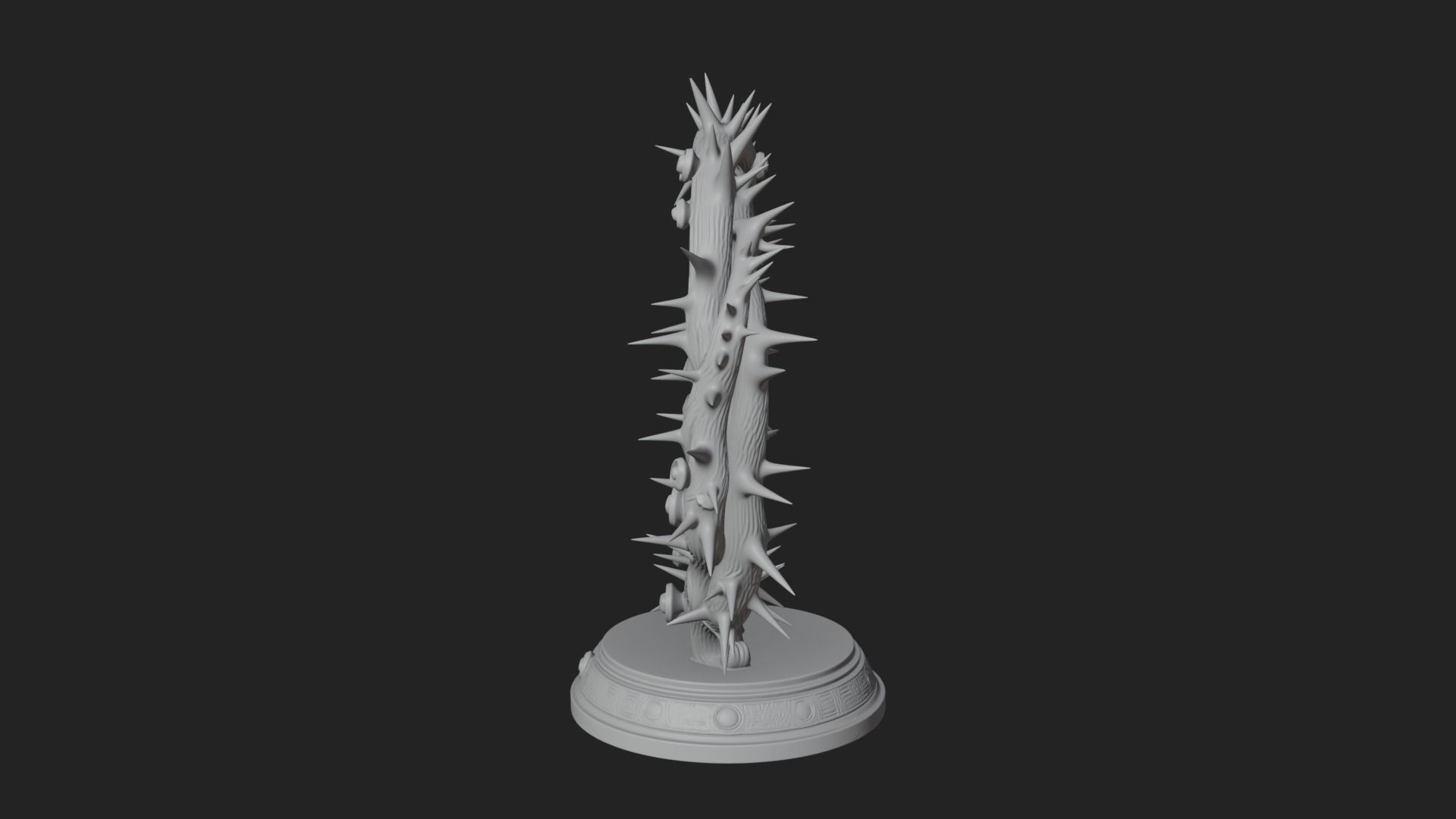 Crown of Thorns Stand Model Design 1 3D Print Model 3D Model