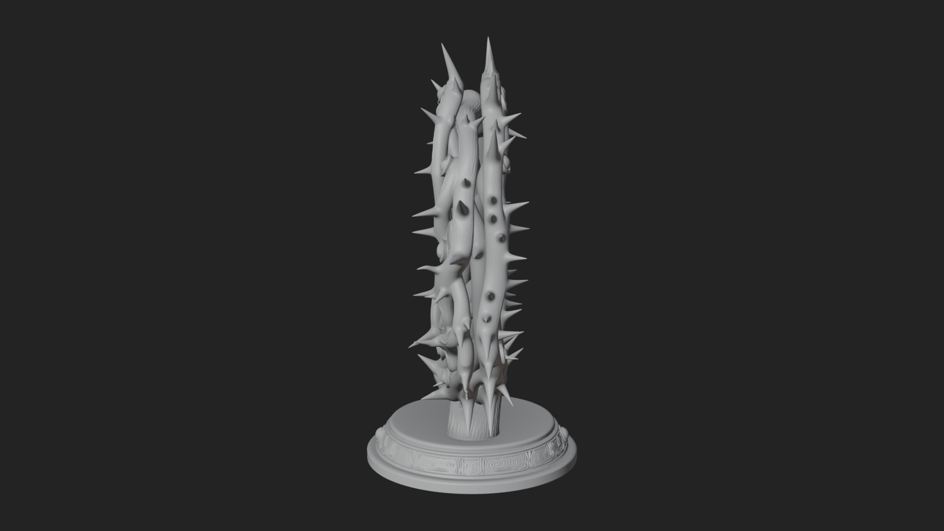 Crown of Thorns Stand Model Design 3 3D Print Model 3D Model