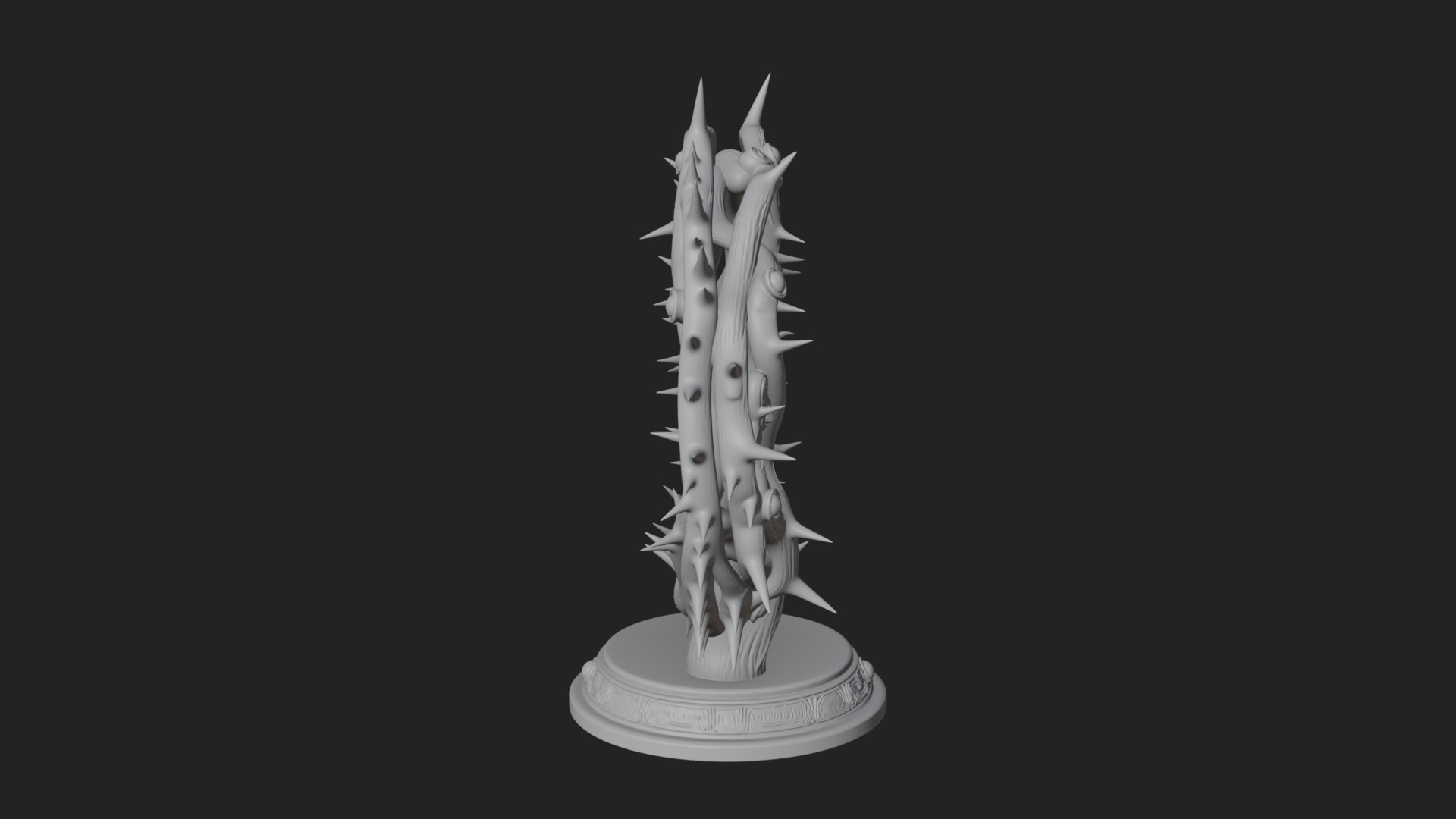 Crown of Thorns Stand Model Design 3 3D Print Model 3D Model