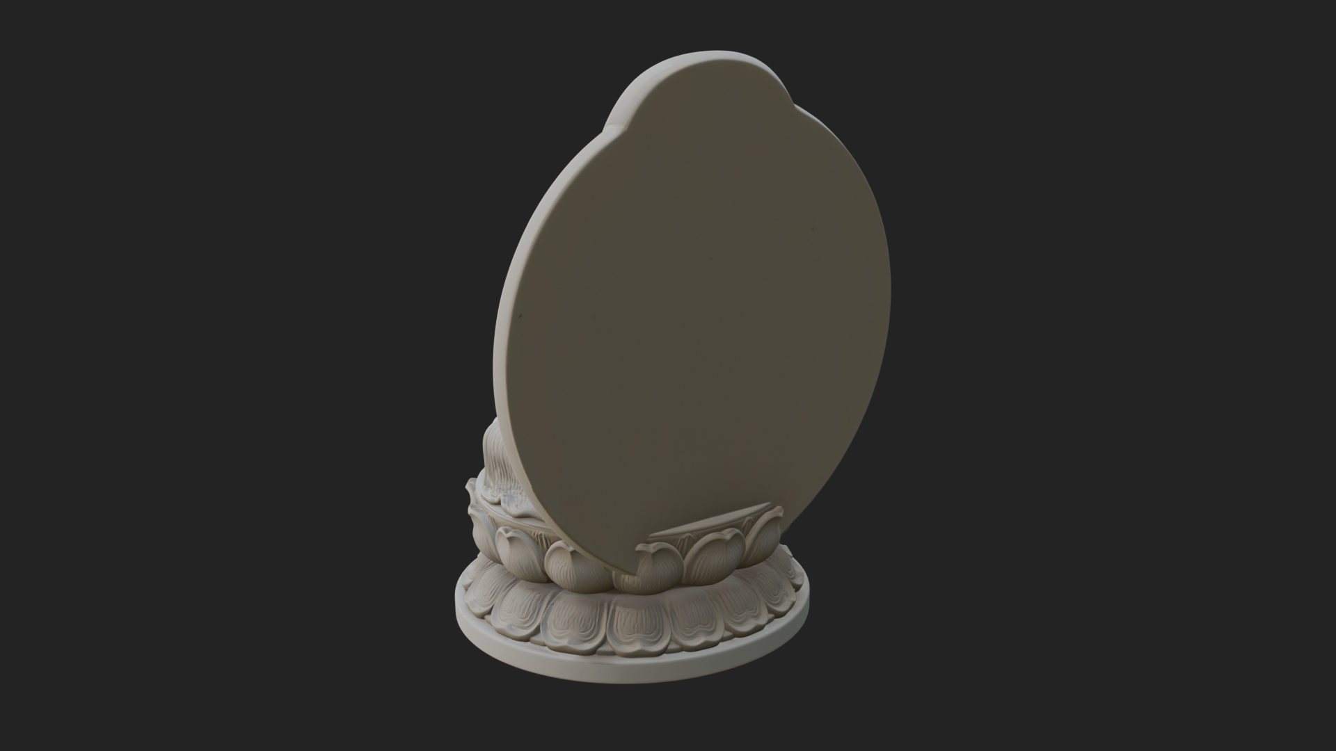 Crowned Bodhisattva Statue Design 15 3D Print Model 3D Model
