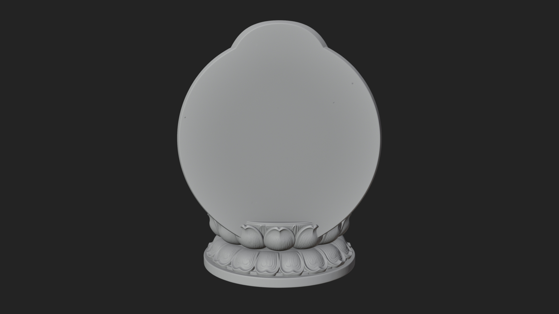 Crowned Bodhisattva Statue Design 15 3D Print Model 3D Model