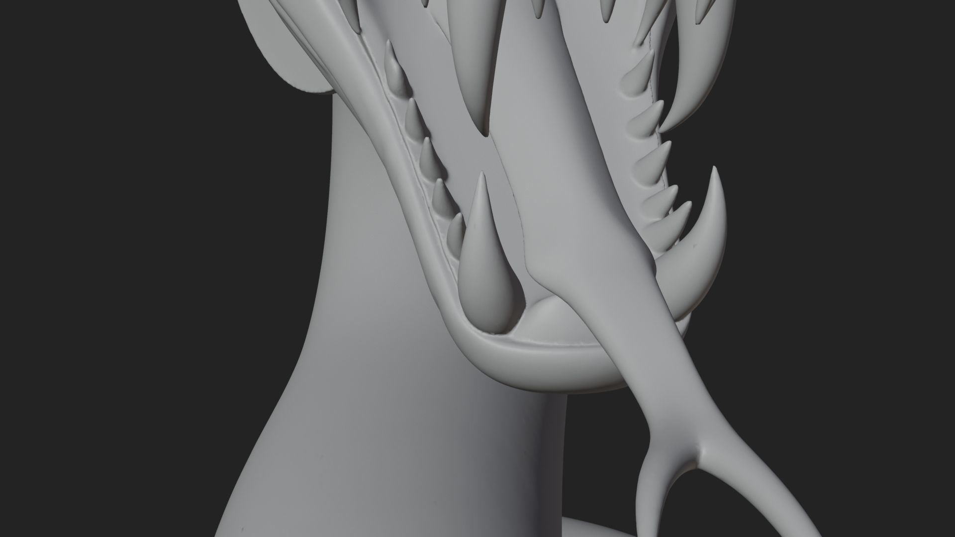 Crowned Cobra Serpent Statue Design 2 3D Print Model 3D Model