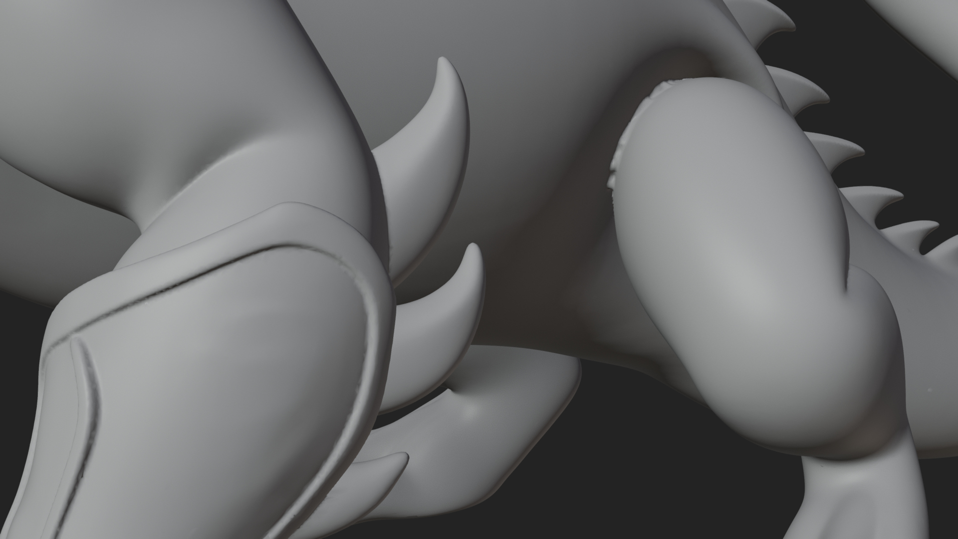 Crowned Dragon Statue Design 4 3D Print Model 3D Model