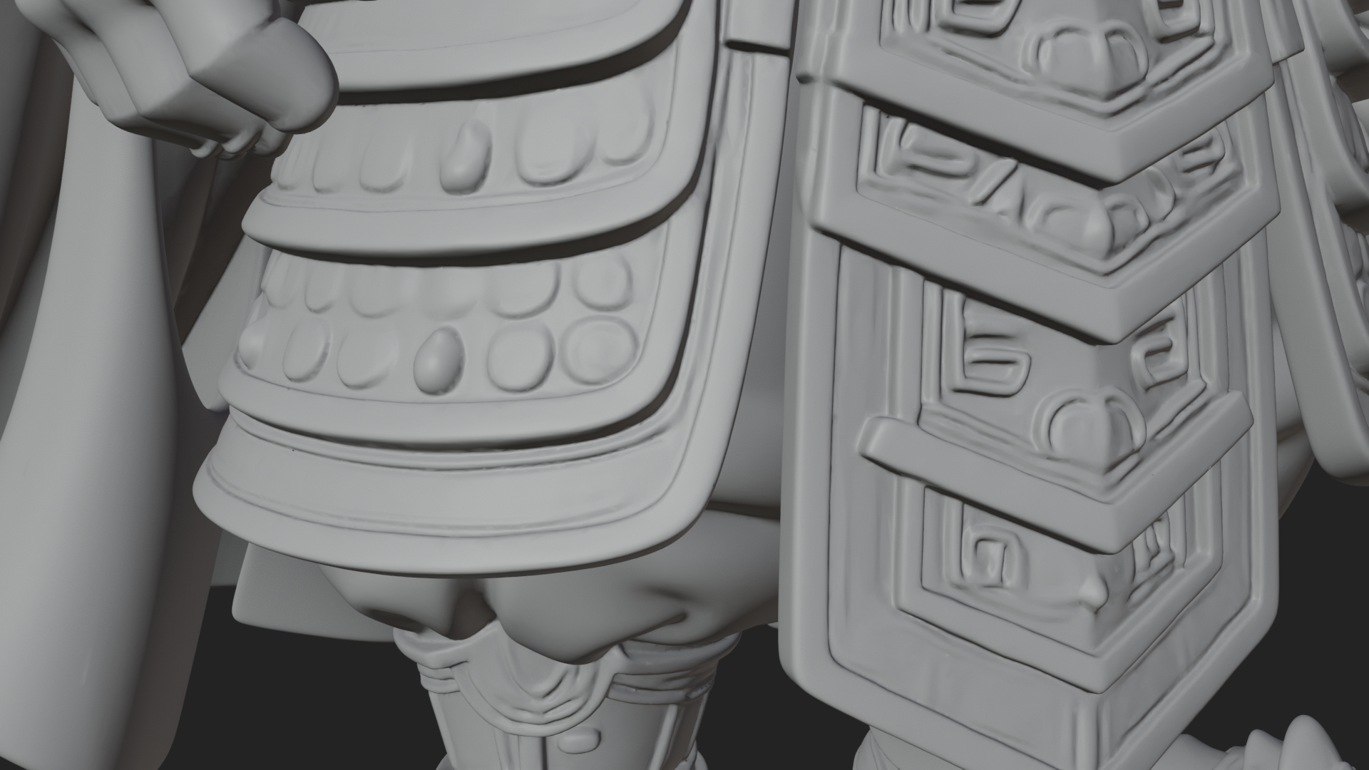 Crowned Dwarf King Statue Design 2 3D Print Model 3D Model