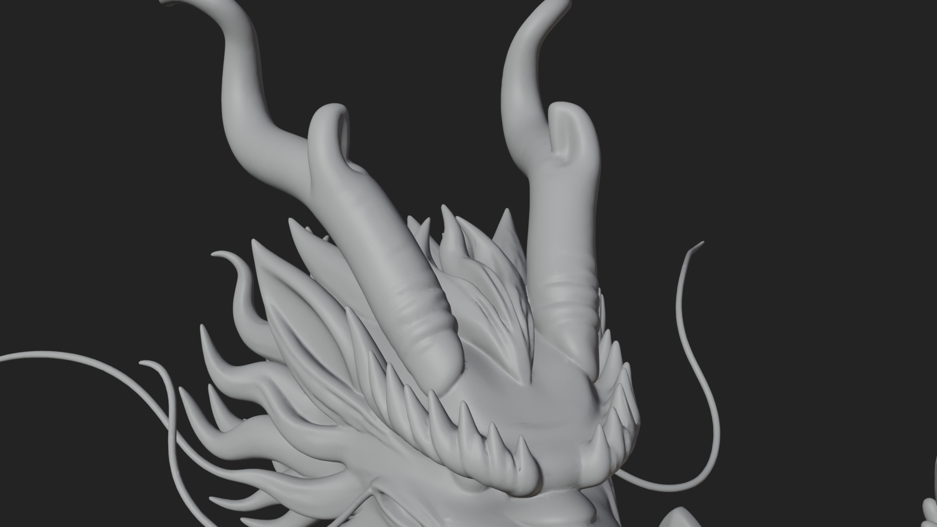 Crowned Jade Deity Statue Design 6 3D Print Model 3D Model