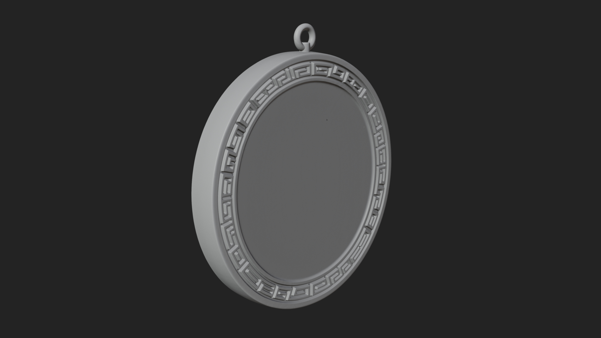Crowned King Oval Relief Plaque Design 1 3D Print Model 3D Model
