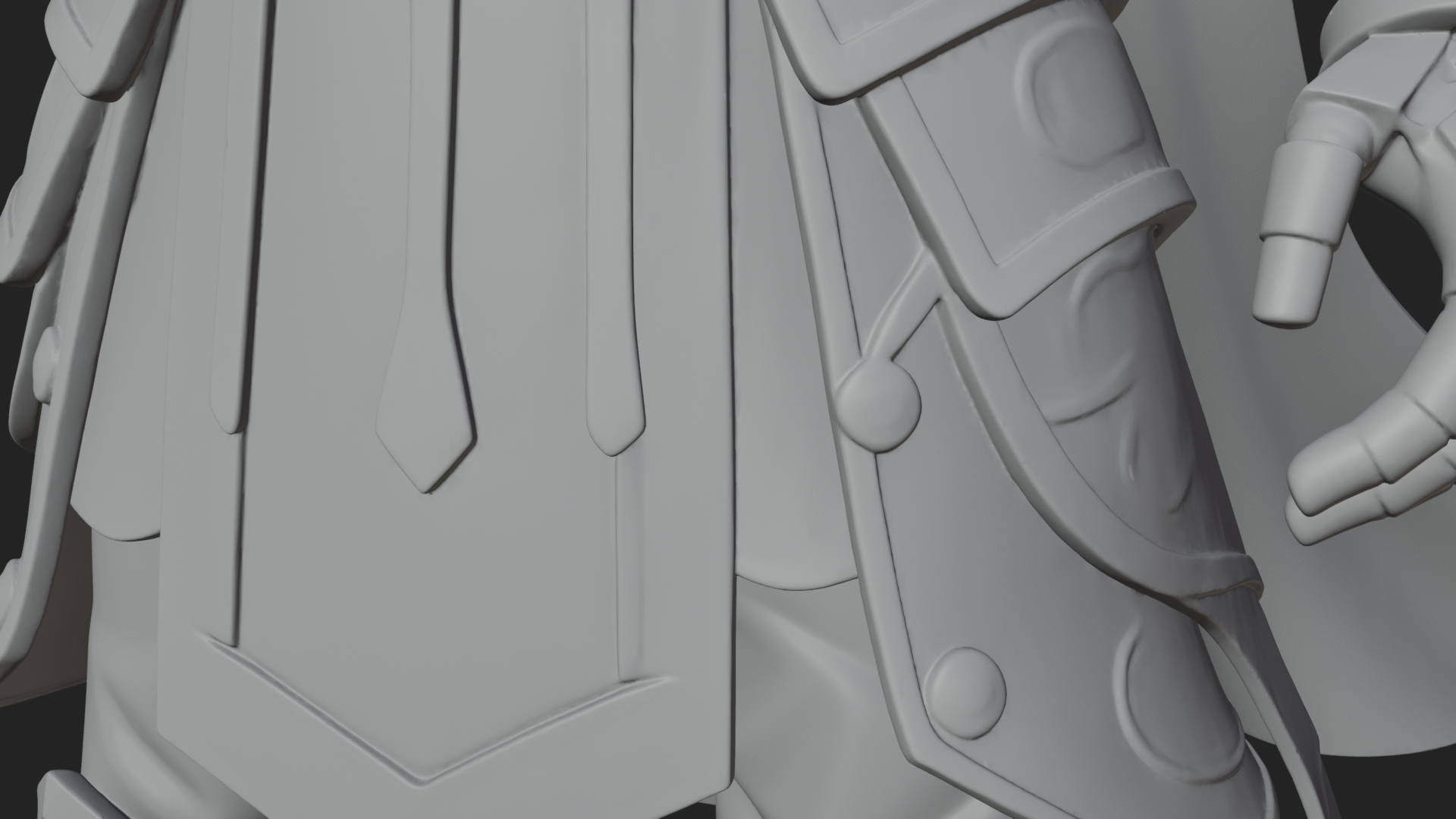 Crowned Knight King Statue Design 6 3D Print Model 3D Model