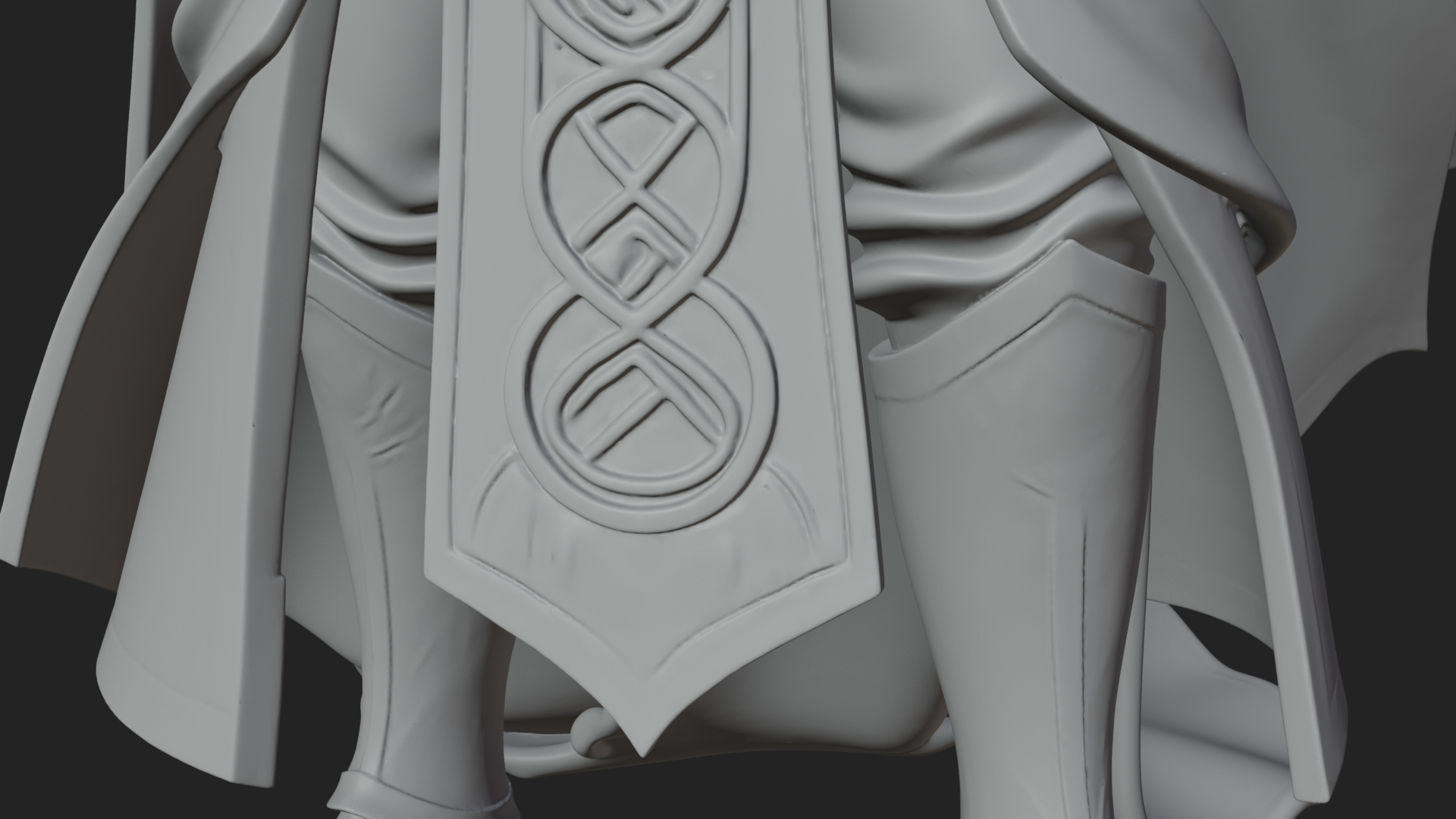 Crowned Knight King Statue Design 8 3D Print Model 3D Model