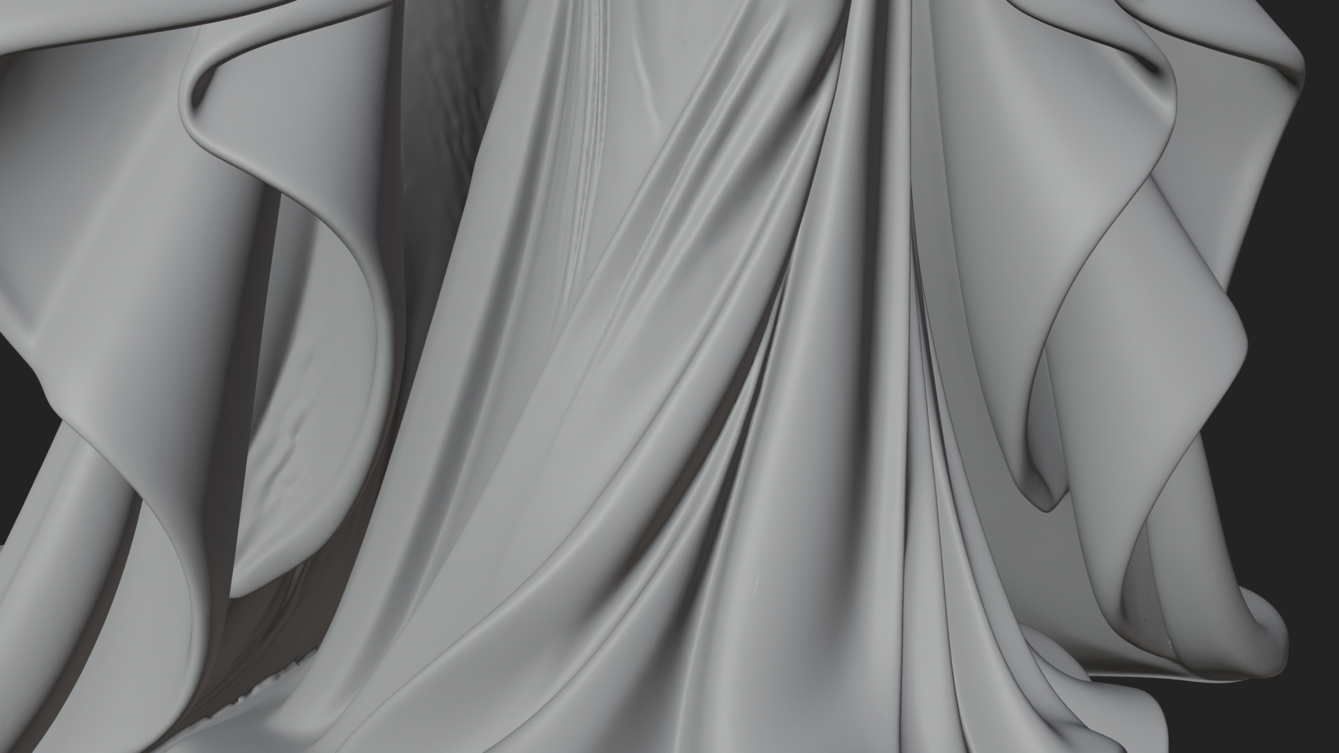 Crowned Royal Queen Statue Design 2 3D Print Model 3D Model