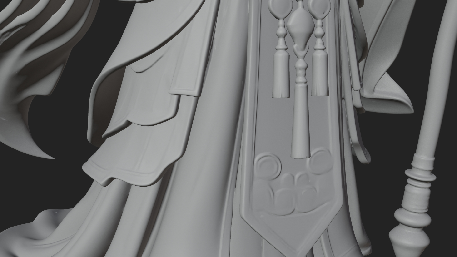 Crowned Skeleton King Statue Design 11 3D Print Model 3D Model