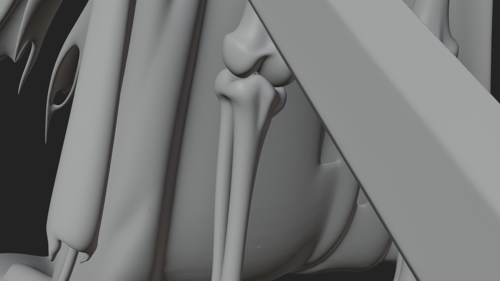 Crowned Skeleton King Statue Design 13 3D Print Model 3D Model