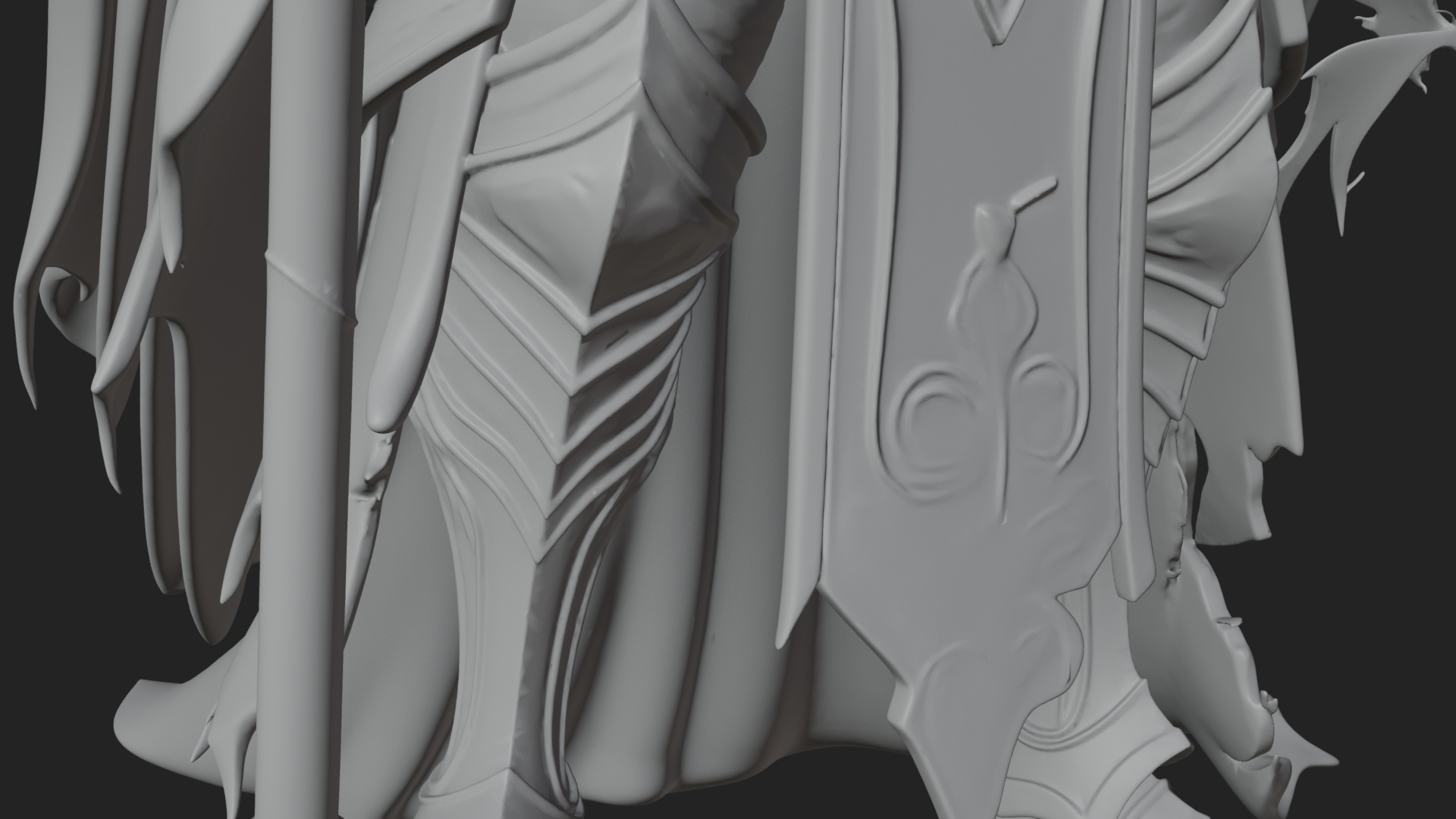 Crowned Skeleton King Statue Design 15 3D Print Model 3D Model