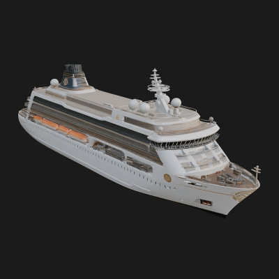 Cruise Ship Model Design 1 3D Print Model