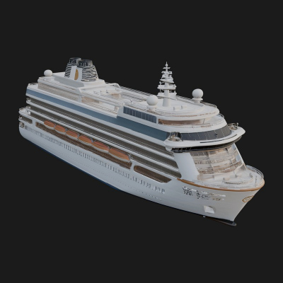 Cruise Ship Model Design 14 3D Print Model