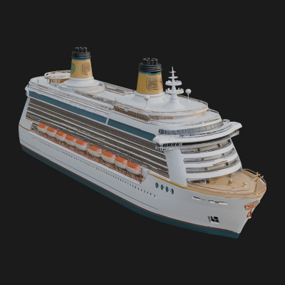 Cruise Ship Model Design 15 3D Print Model