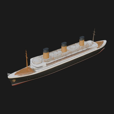 Cruise Ship Model Design 17 3D Print Model