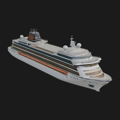 Cruise Ship Model Design 18 3D Print Model