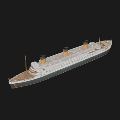Cruise Ship Model Design 21 3D Print Model