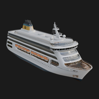 Cruise Ship Model Design 22 3D Print Model