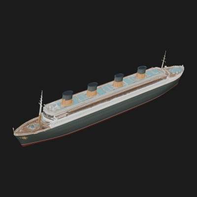 Cruise Ship Model Design 23 3D Print Model