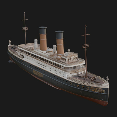 Cruise Ship Model Design 24 3D Print Model