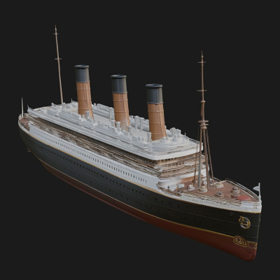 Cruise Ship Model Design 26 3D Print Model