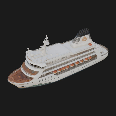 Cruise Ship Model Design 4 3D Print Model