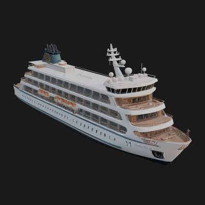 Cruise Ship Model Design 7 3D Print Model