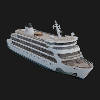 Cruise Ship Model Design 8 3D Print Model