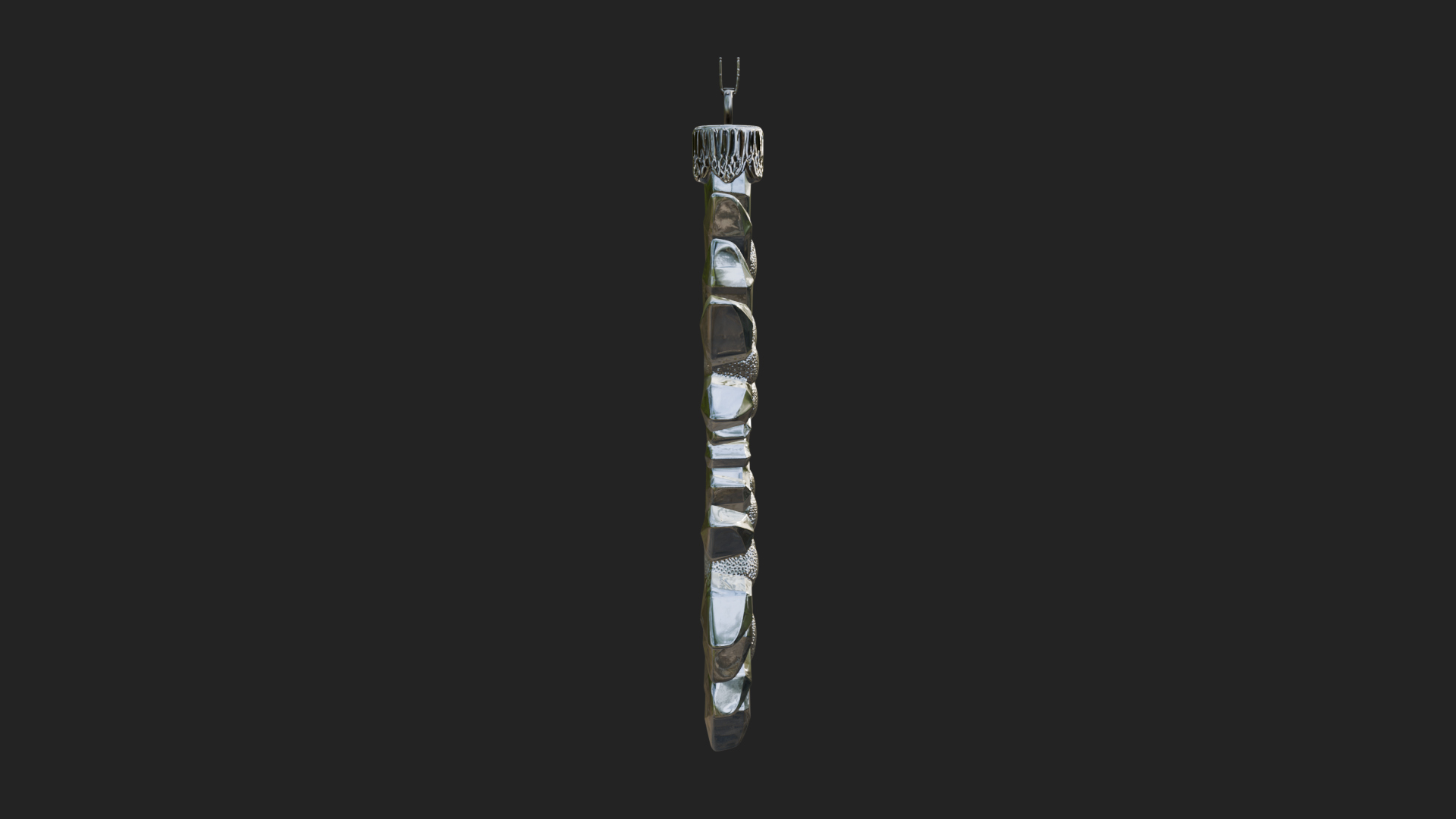 Crystal Snowflake Ornament Design 3 3D Print Model 3D Model