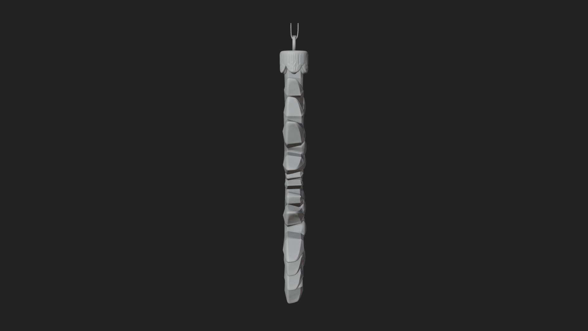 Crystal Snowflake Ornament Design 3 3D Print Model 3D Model