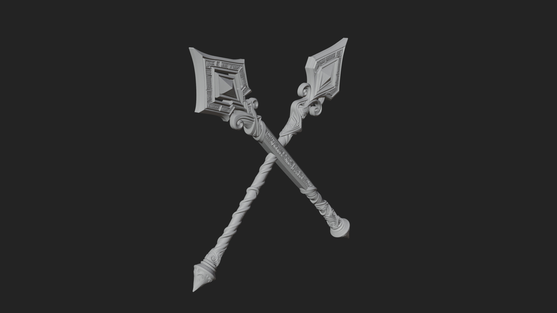 Crystal Tip Magic Wand Model Design 10 3D Print Model 3D Model
