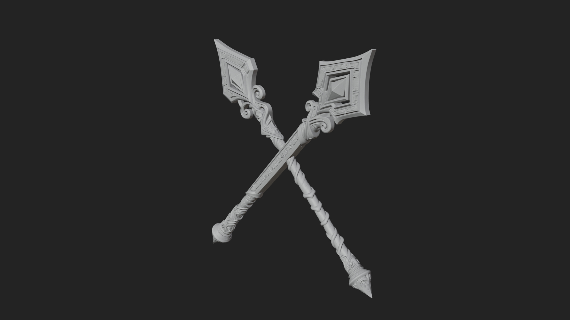 Crystal Tip Magic Wand Model Design 10 3D Print Model 3D Model
