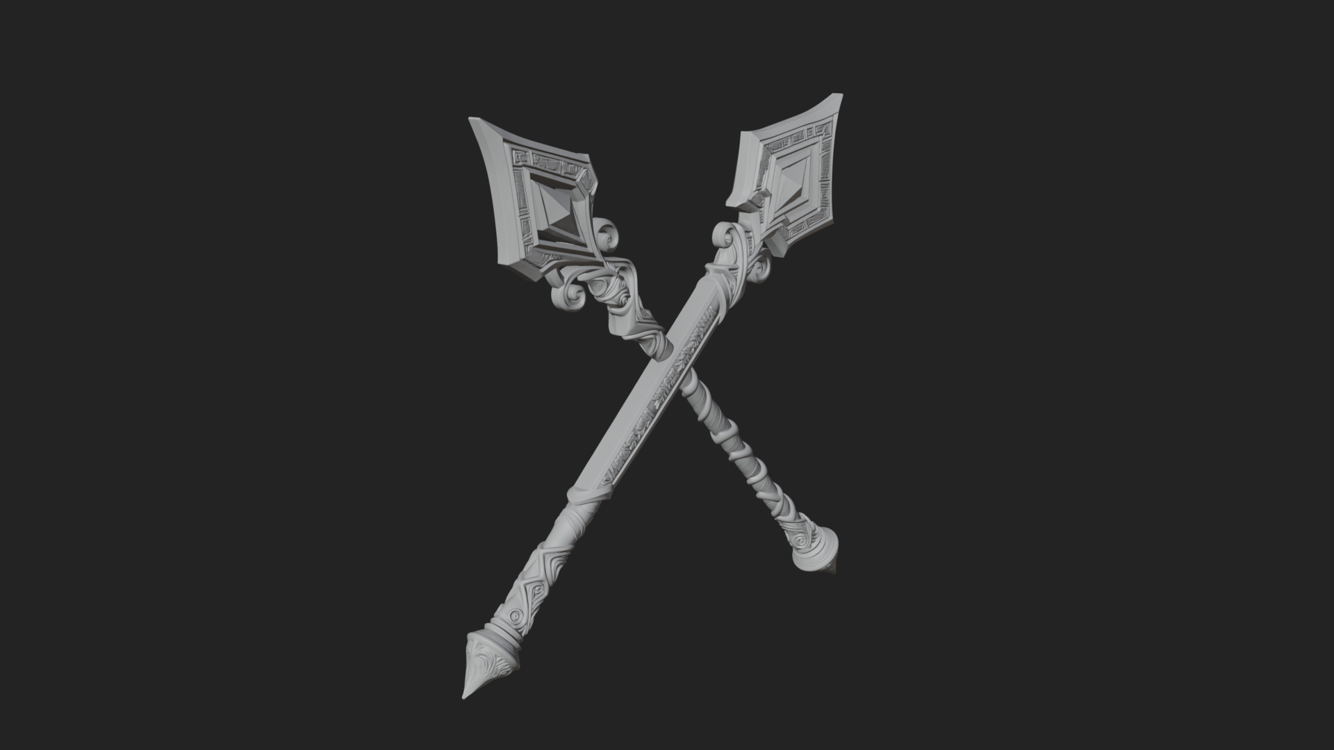 Crystal Tip Magic Wand Model Design 10 3D Print Model 3D Model