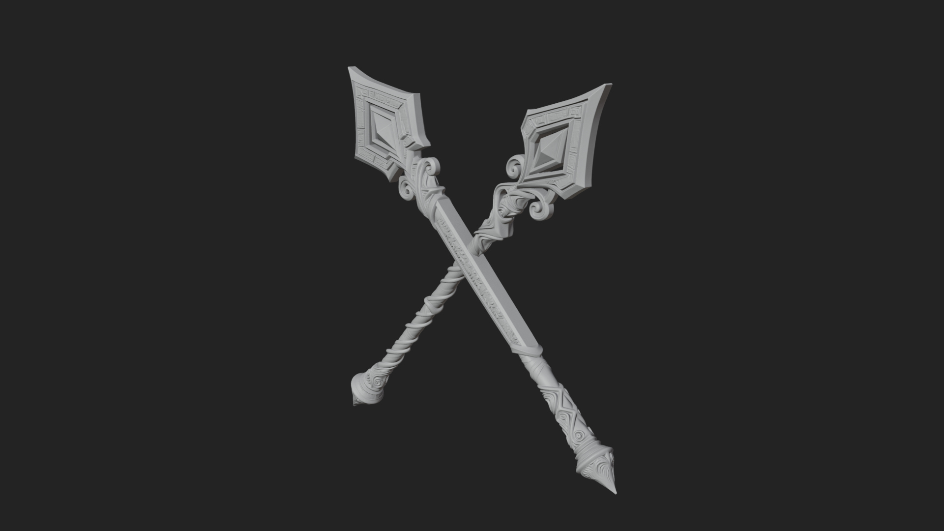 Crystal Tip Magic Wand Model Design 10 3D Print Model 3D Model