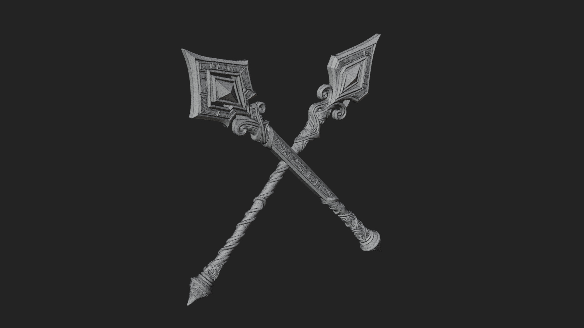 Crystal Tip Magic Wand Model Design 10 3D Print Model 3D Model