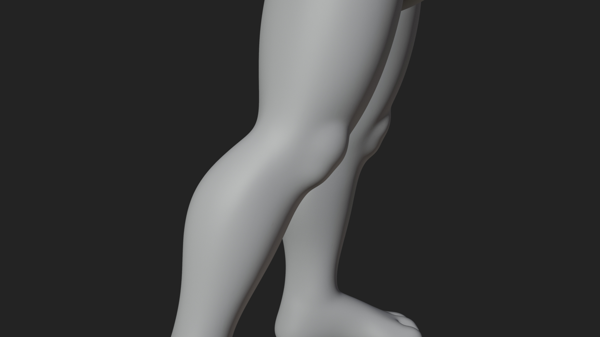 Cupid with Bow Statue Design 6 3D Print Model 3D Model