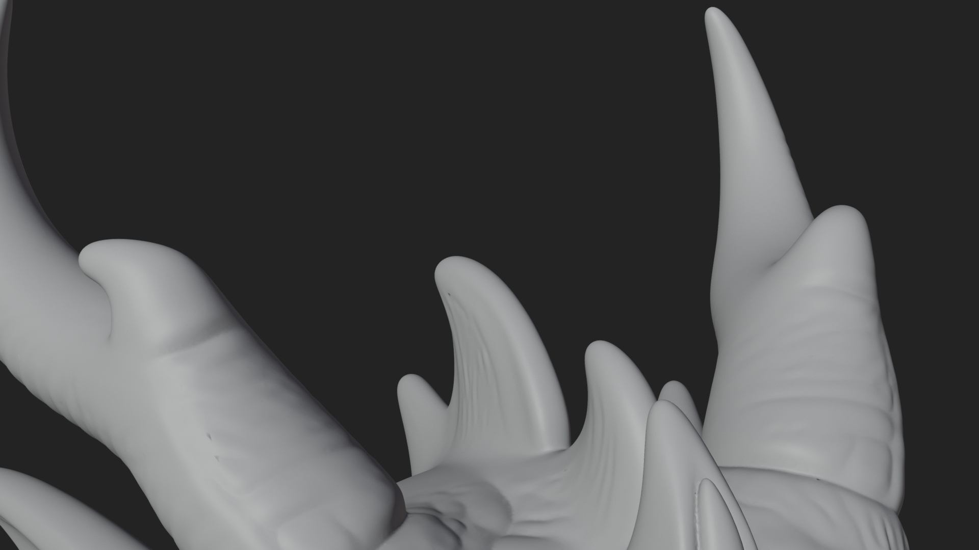 Cute Baby Dragon Statue Design 1 3D Print Model 3D Model